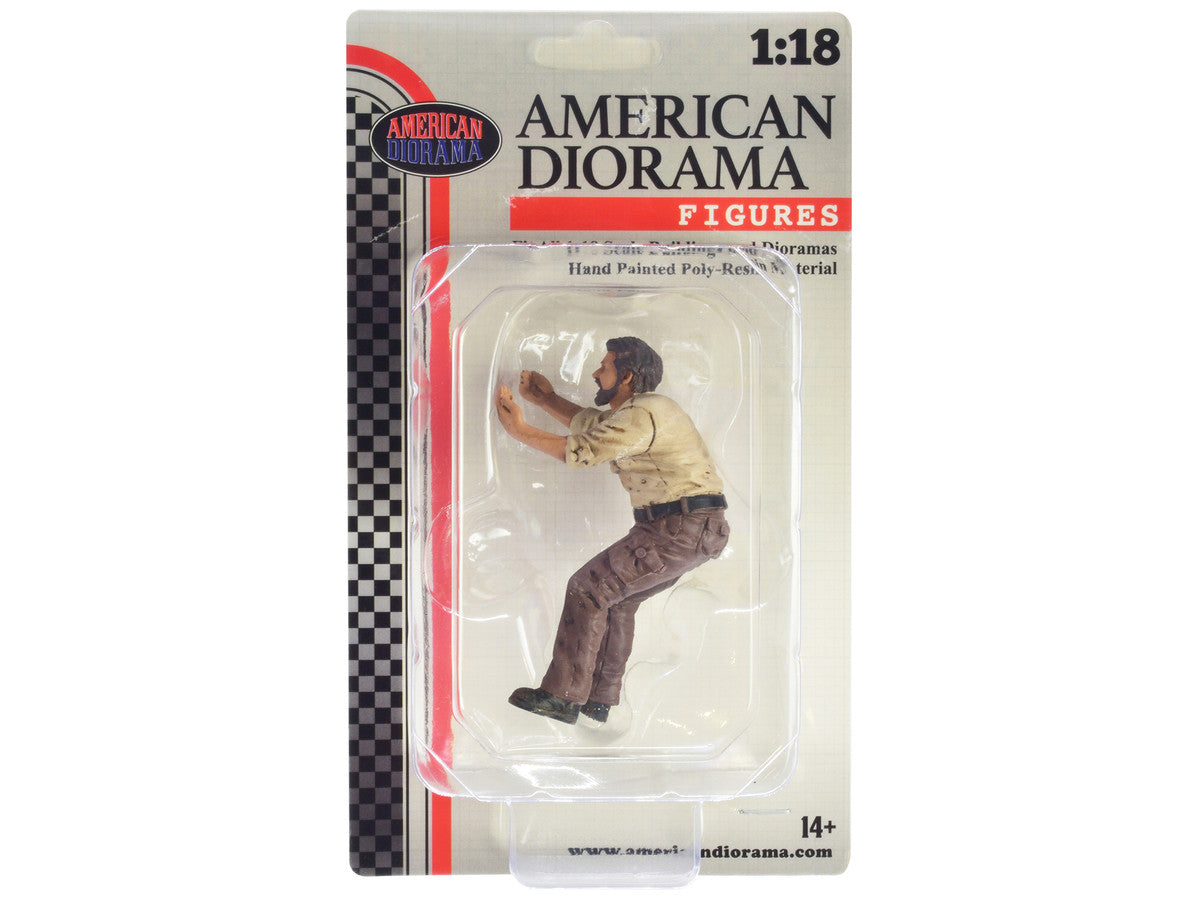 "4X4 Mechanic" Figure 6 for 1/18 Scale Models by American Diorama by American Diorama