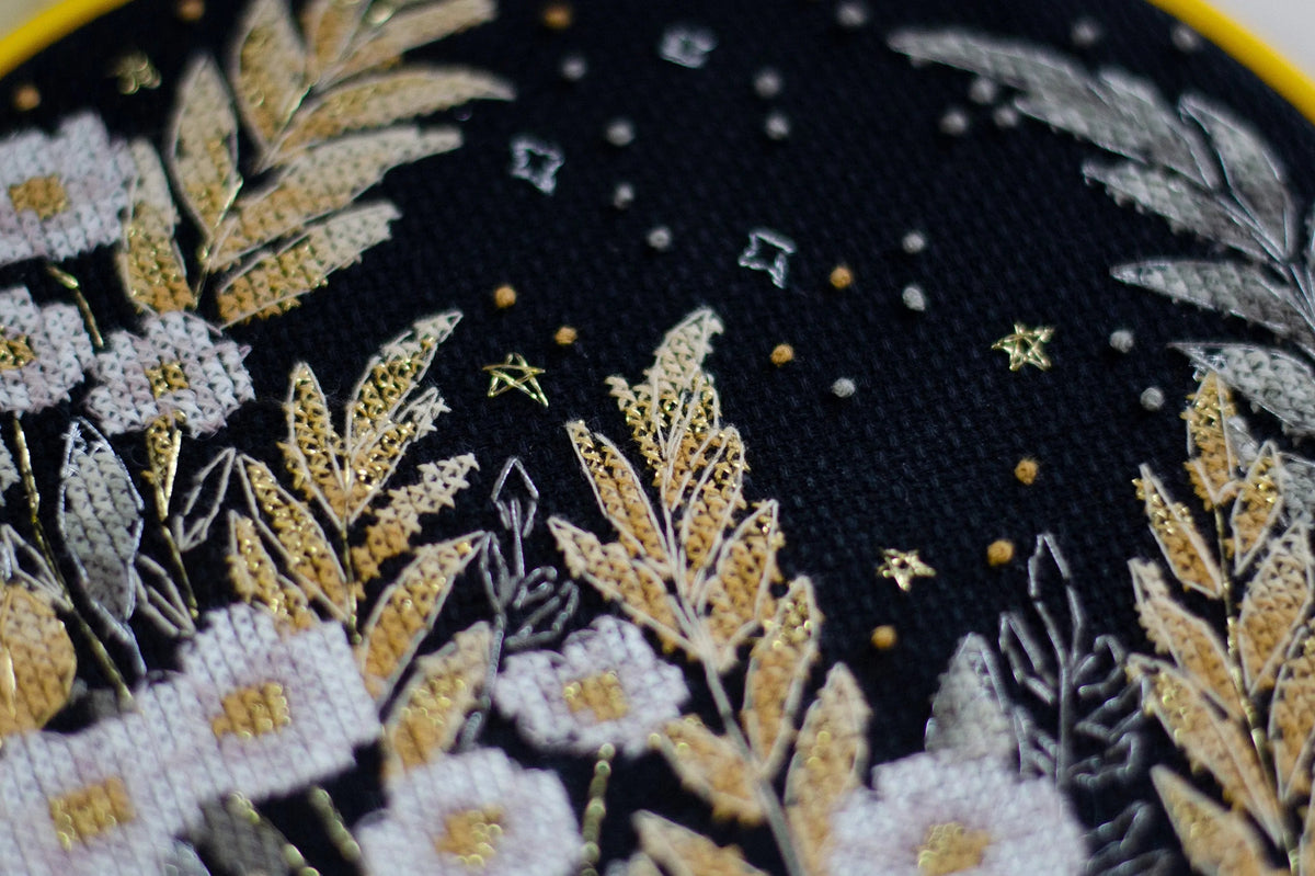 Kits Shine From the Starlight Counted Cross-Stitch Kit by Abris Art AHM-080