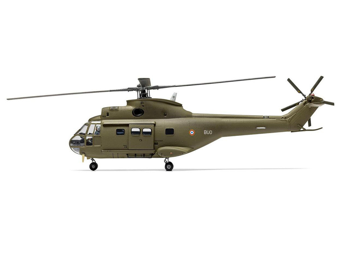 Level 2 Model Kit Westland Puma HC.1 Helicopter with 2 Scheme Options 1/72 Plastic Model Kit by Airfix by Airfix