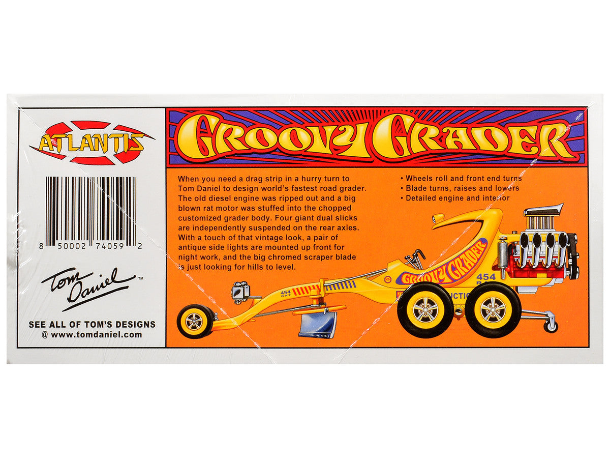 Skill 2 Model Kit Tom Daniel's Groovy Grader Dragster 1/24 Scale Model by Atlantis by Atlantis