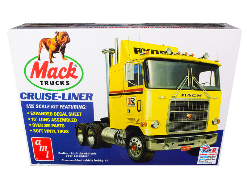 Skill 3 Model Kit Mack Cruise-Liner Truck 1/25 Scale Model by AMT by AMT