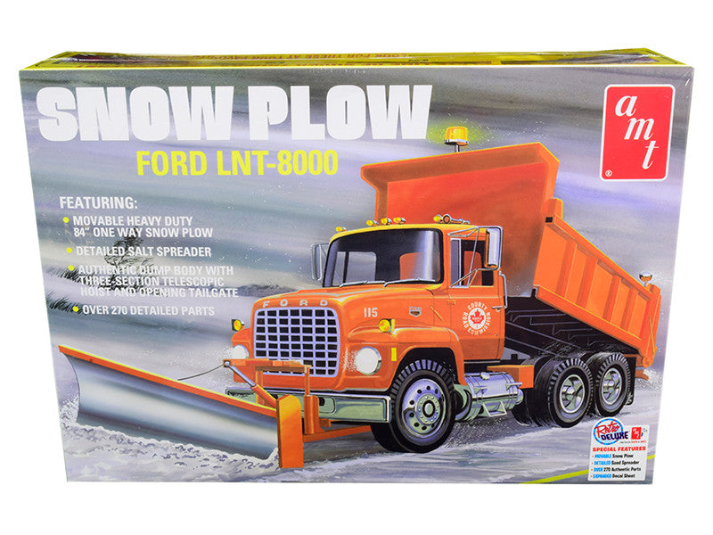 Skill 3 Model Kit Ford LNT-8000 Snow Plow Truck 1/25 Scale Model by AMT by AMT