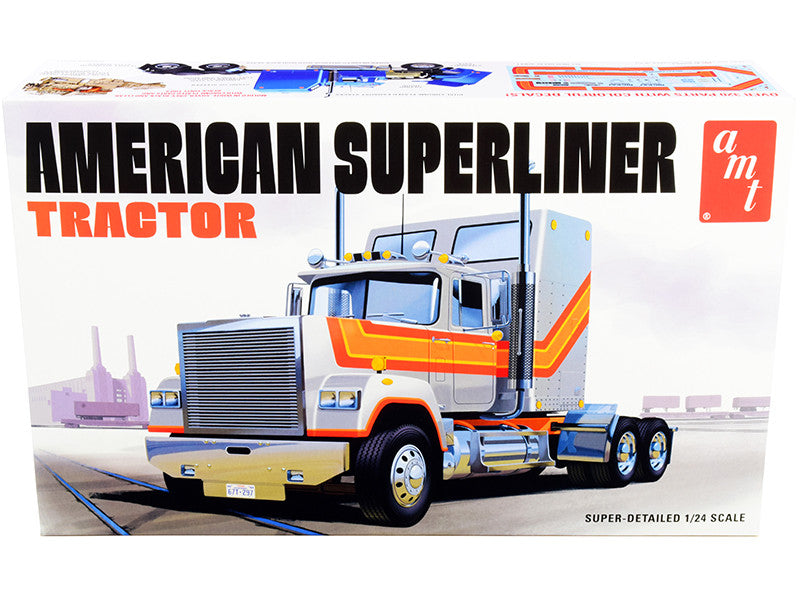 Skill 3 Model Kit American Superliner Semi Tractor 1/24 Scale Model by AMT by AMT