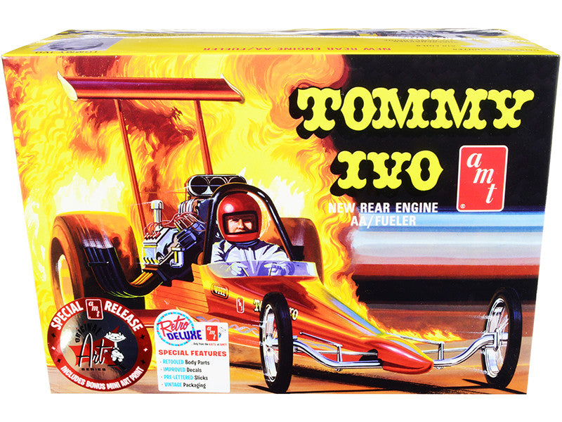 Skill 2 Model Kit Tommy Ivo Rear Engine Dragster 1/25 Scale Model by AMT by AMT