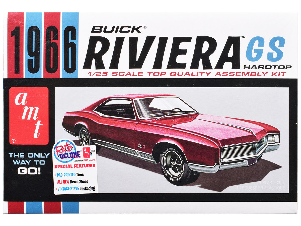 Skill 2 Model Kit 1966 Buick Riviera GS 1/25 Scale Model by AMT by AMT
