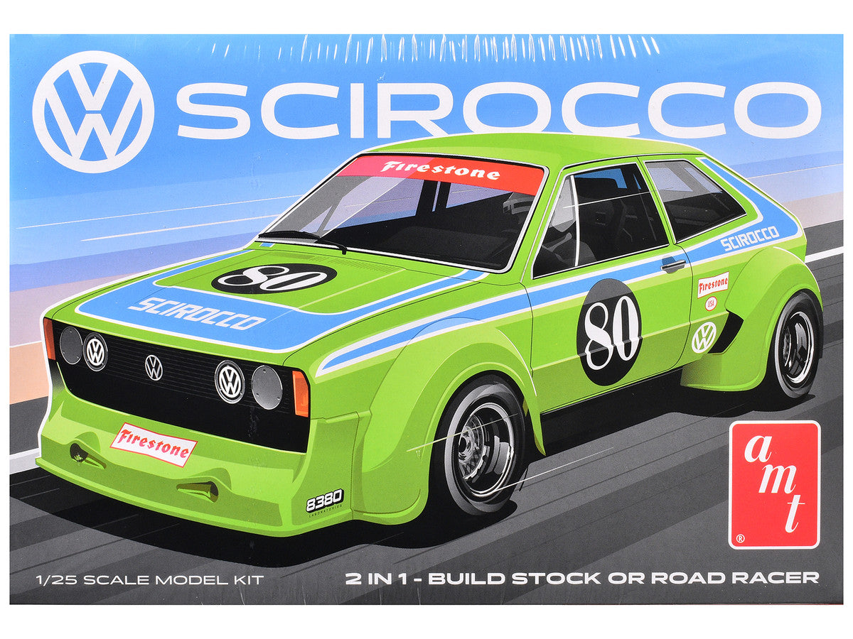 Skill 2 Model Kit Volkswagen Scirocco "T/A Champ" 1/25 Scale Model by AMT by AMT