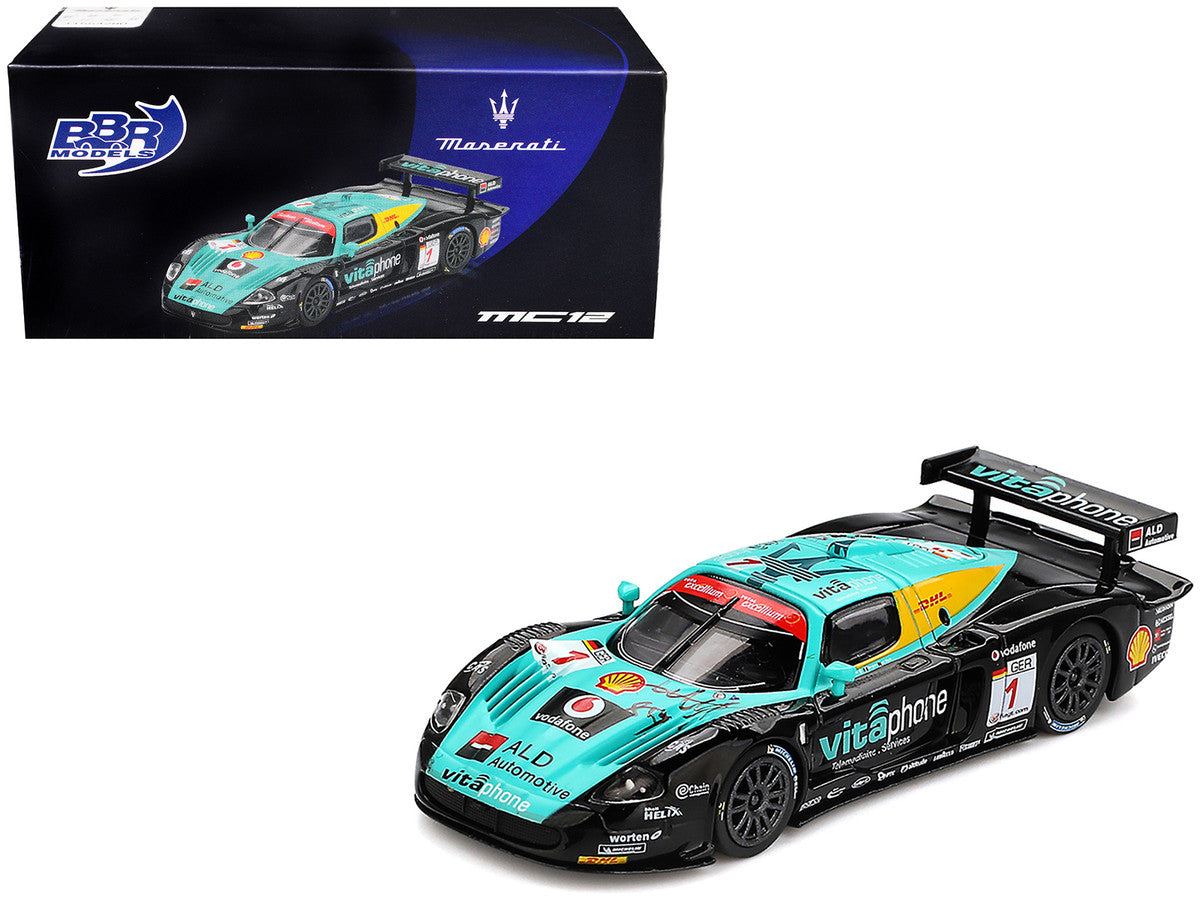 Maserati MC12 Competizione #1 Michael Bartels - Andrea Bertolini - Eric van de Poele - Stephane Sarrazin "Vitaphone Racing Team" Winner "24 Hours of Spa" (2008) 1/64 Diecast Model Car by BBR by BBR