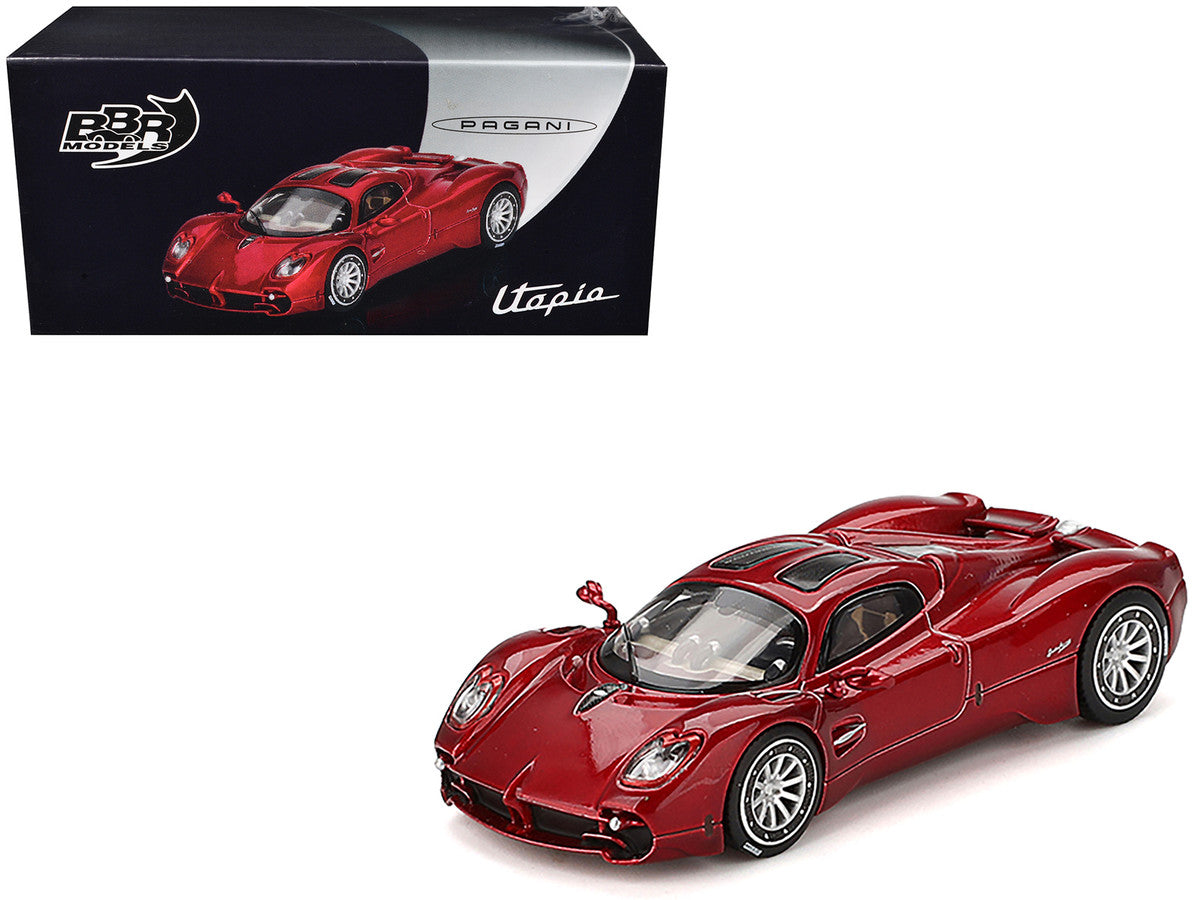 Pagani Utopia Dubai Red 1/64 Diecast Model Car by BBR by BBR