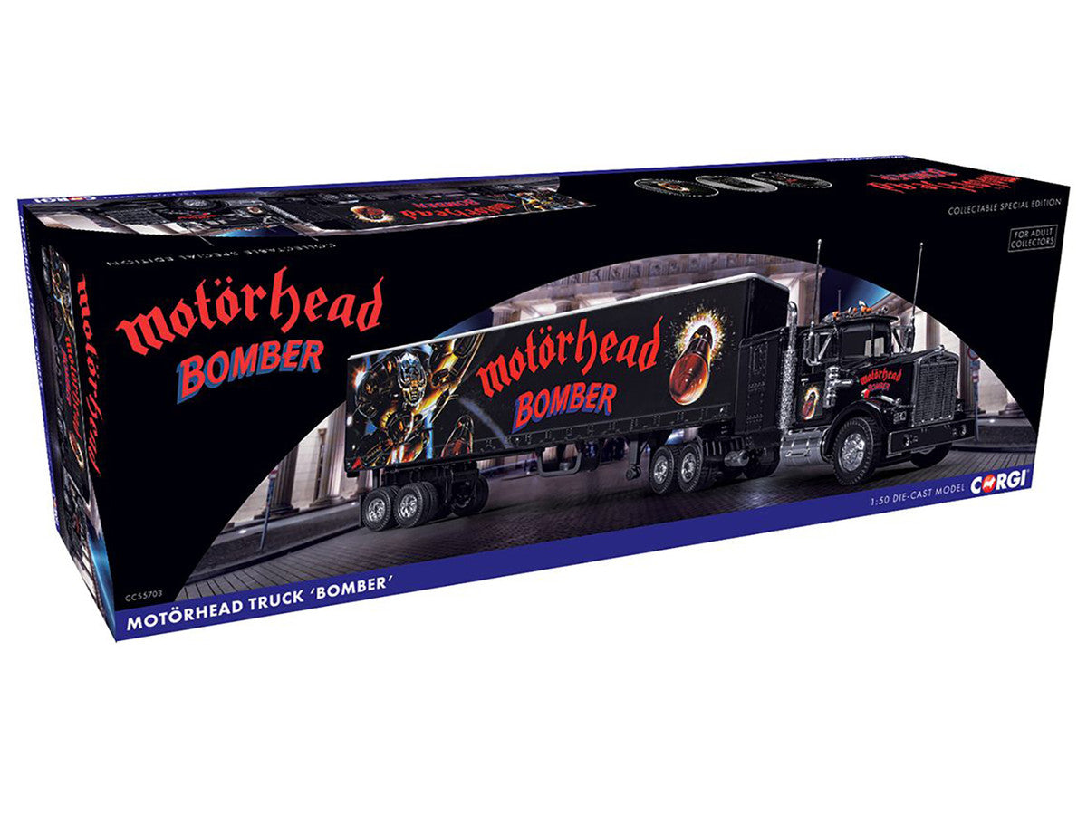 "Motorhead Bomber" Transport Truck Black 1/50 Diecast Model by Corgi by Corgi