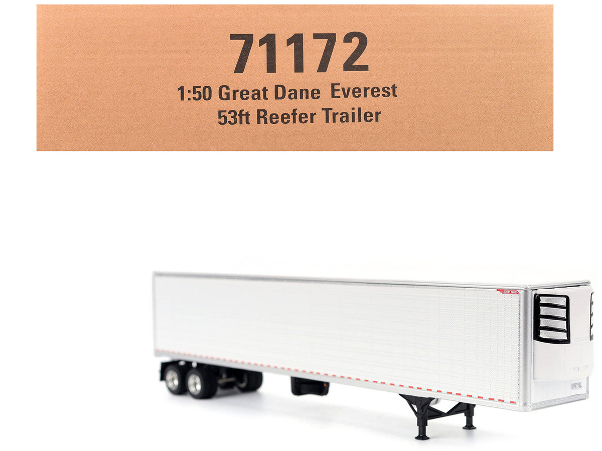 Great Dane Everest 53ft Refrigerated Trailer White "Transport Series" 1/50 Diecast Model by Diecast Masters by Diecast Masters