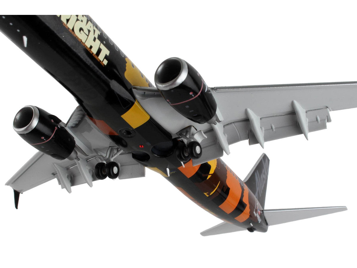 Boeing 737-900ER Commercial Aircraft with Flaps Down "Alaska Airlines - Our Commitment" Black with Graphics "Gemini 200" Series 1/200 Diecast Model Airplane by GeminiJets by GeminiJets