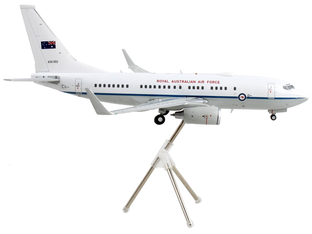 Boeing 737-700 Transport Aircraft "Royal Australian Air Force - A36-002" White and Gray "Gemini 200" Series 1/200 Diecast Model Airplane by GeminiJets by GeminiJets