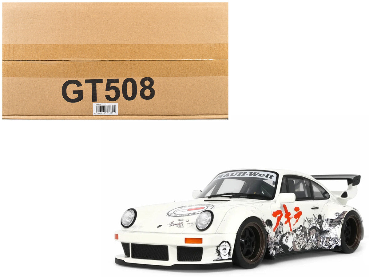 2024 RWB Akira White with Graphics "Akira" (1988) Movie 1/18 Model Car by GT Spirit by GT Spirit