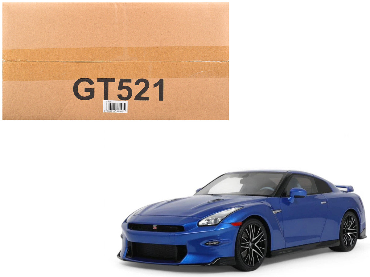 2024 Nissan GT-R Skyline Edition Bayside Blue Metallic 1/18 Model Car by GT Spirit by GT Spirit