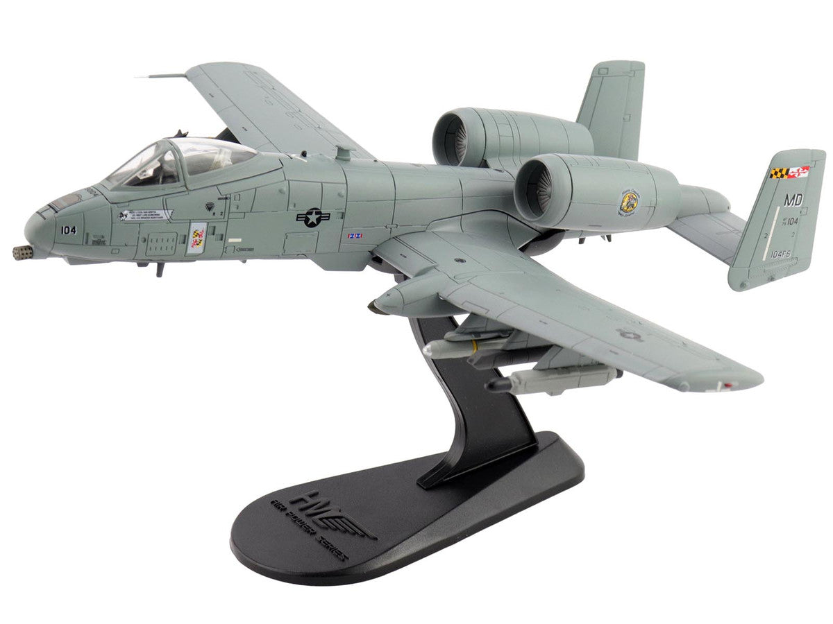 Fairchild Republic A-10C Thunderbolt II Attack Aircraft "80-0283 Maryland Farewell 104 FS Maryland ANG" (2025) United States Air Force "Air Power Series" 1/72 Diecast Model by Hobby Master by Hobby Master