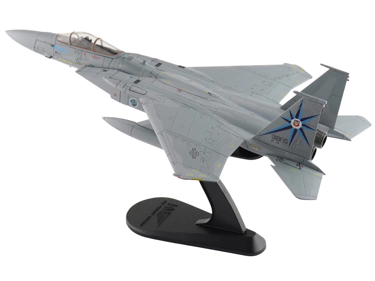 McDonnell Douglas F-15A Eagle Fighter Aircraft "76-0111 318th Fighter Interceptor Squadron" United States Air Force "Air Power Series" 1/72 Diecast Model by Hobby Master by Hobby Master