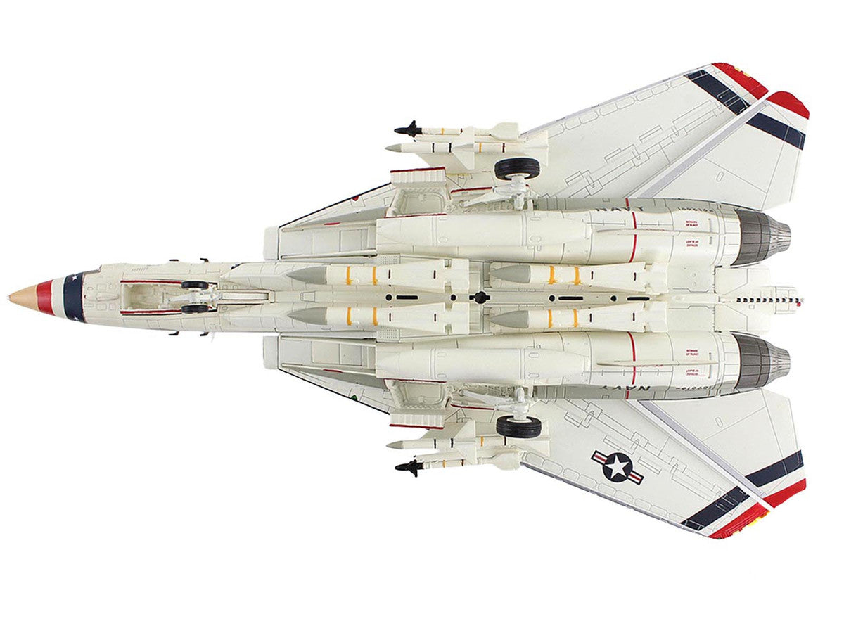 Grumman F-14A Tomcat Fighter Aircraft "Bicentennial Scheme VF-124" (1976) United States Navy "Air Power Series" 1/72 Diecast Model by Hobby Master by Hobby Master