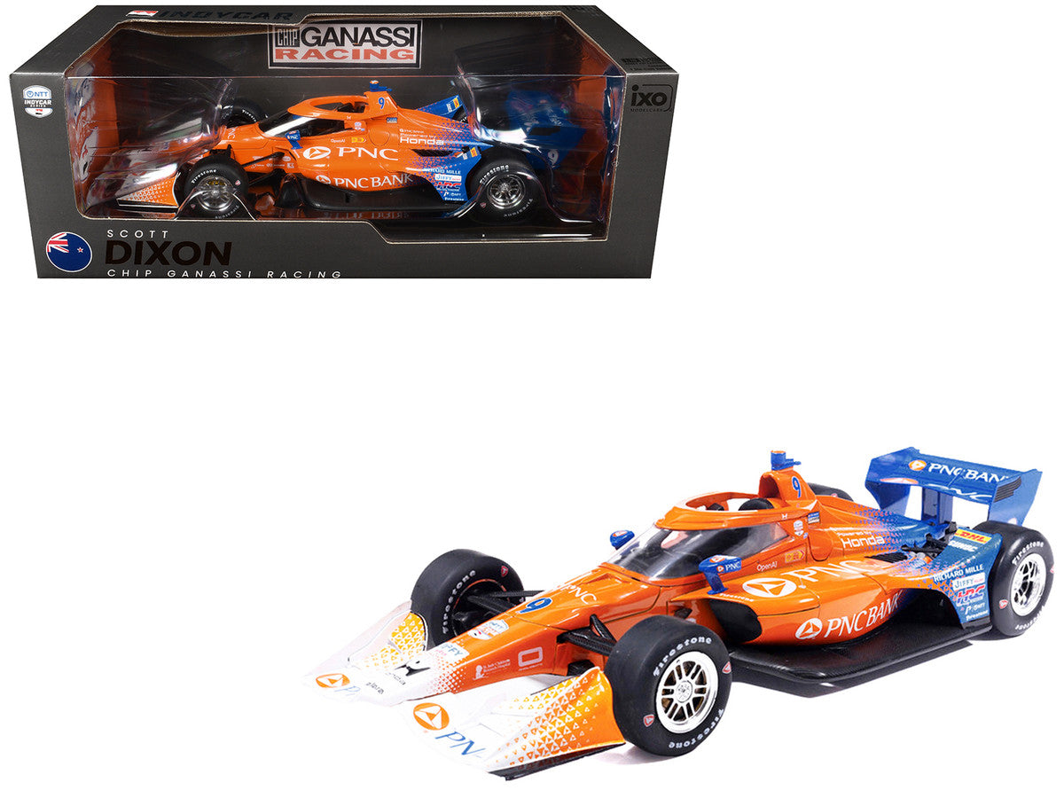 Dallara IndyCar #9 Scott Dixon "PNC Bank" Chip Ganassi Racing (Road Course Configuration) "NTT IndyCar Series" (2026) 1/18 Diecast Model Car by IXO Models by IXO