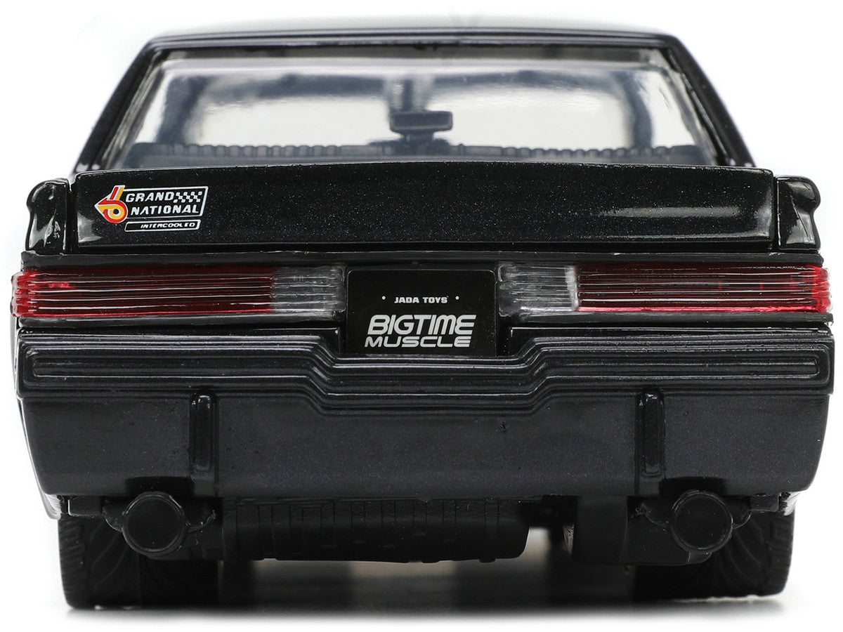 1987 Buick Grand National Black Metallic "Blackbird" "Bigtime Muscle" Series 1/24 Diecast Model Car by Jada by Jada