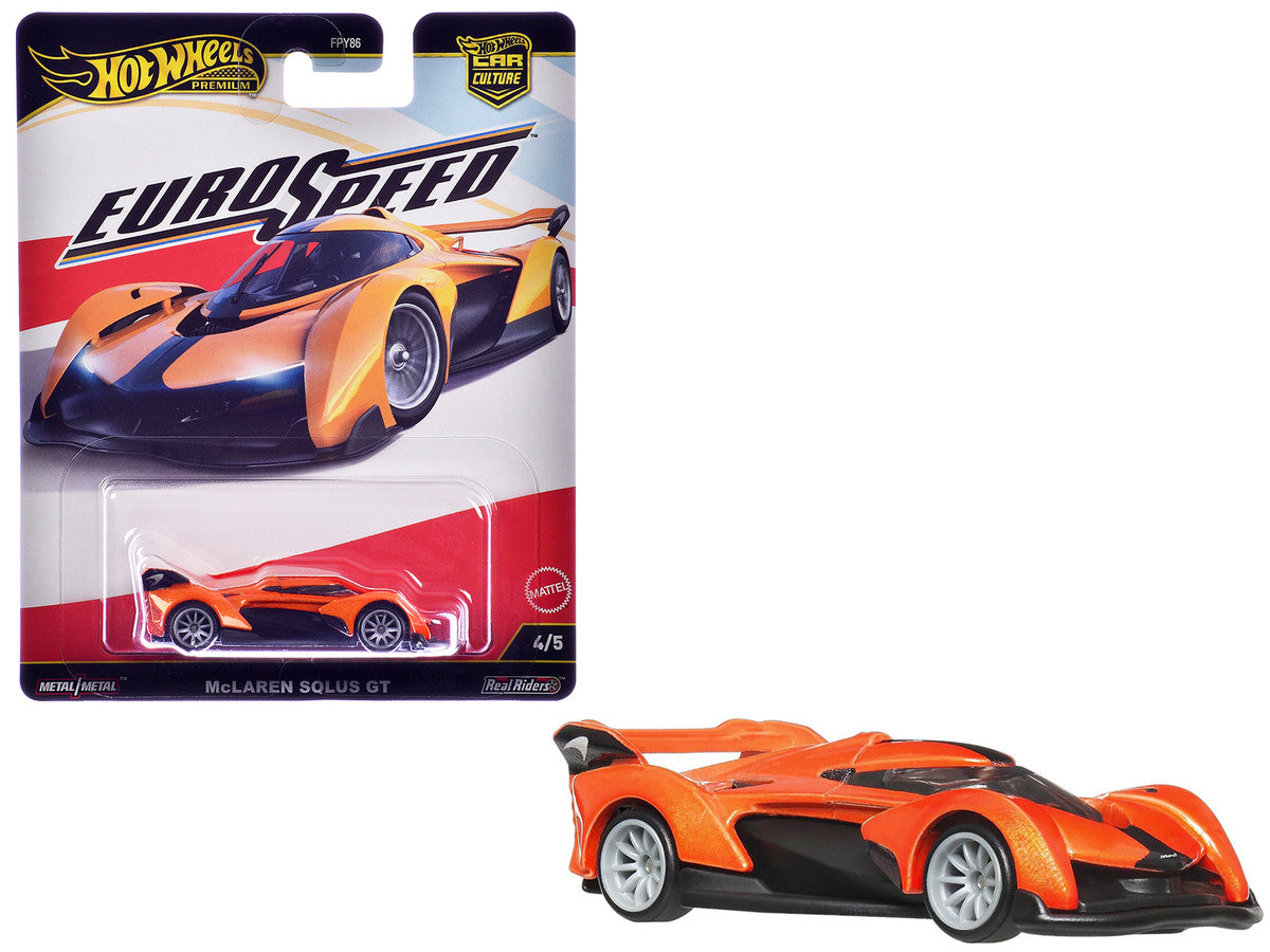 McLaren Solus GT Orange Metallic "Euro Speed" Series Diecast Model Car by Hot Wheels by Hotwheels