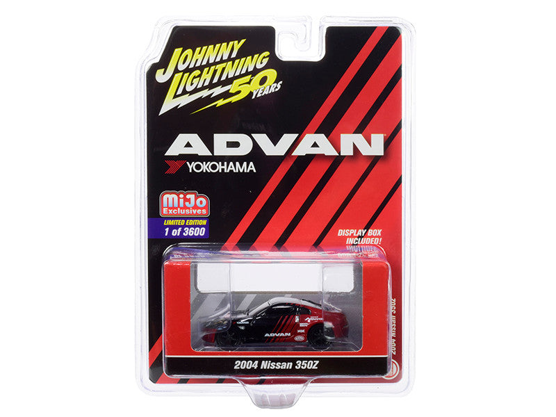 2004 Nissan 350Z ADVAN Yokohama "Johnny Lightning 50th Anniversary" Limited Edition to 3600 pieces Worldwide 1/64 Diecast Model Car by Johnny Lightning by Johnny Lightning