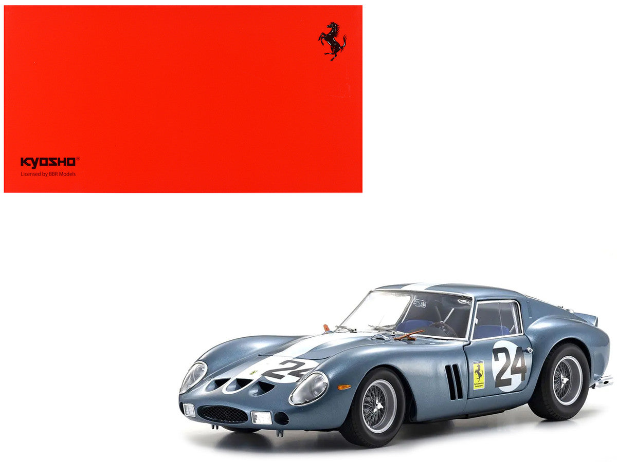 Ferrari 250 GTO #24 Phil Hill - Olivier Gendebien 2nd Place "Sebring 12 Hours" (1962) 1/18 Diecast Model Car by Kyosho by Kyosho