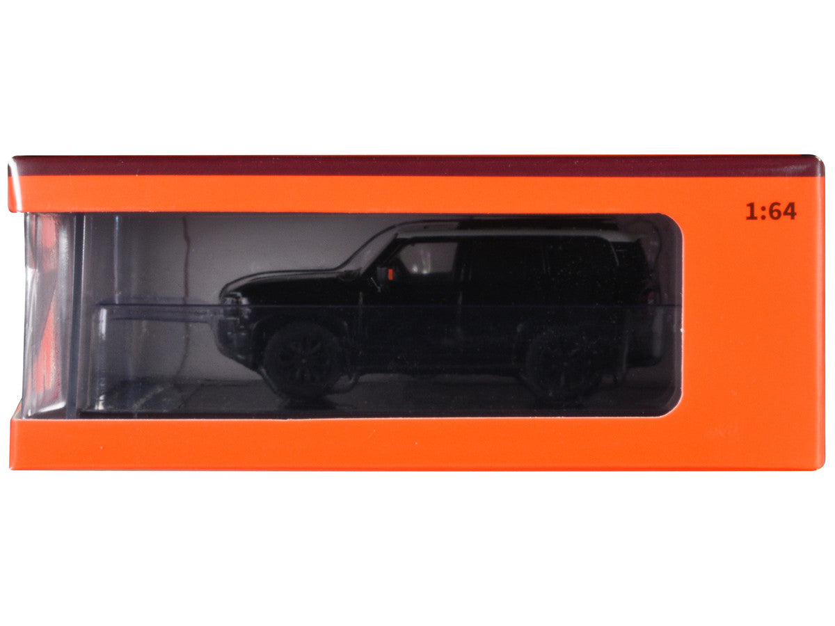 Toyota Land Cruiser Prado 250 Black with White Top 1/64 Diecast Model Car by GCD by GCD