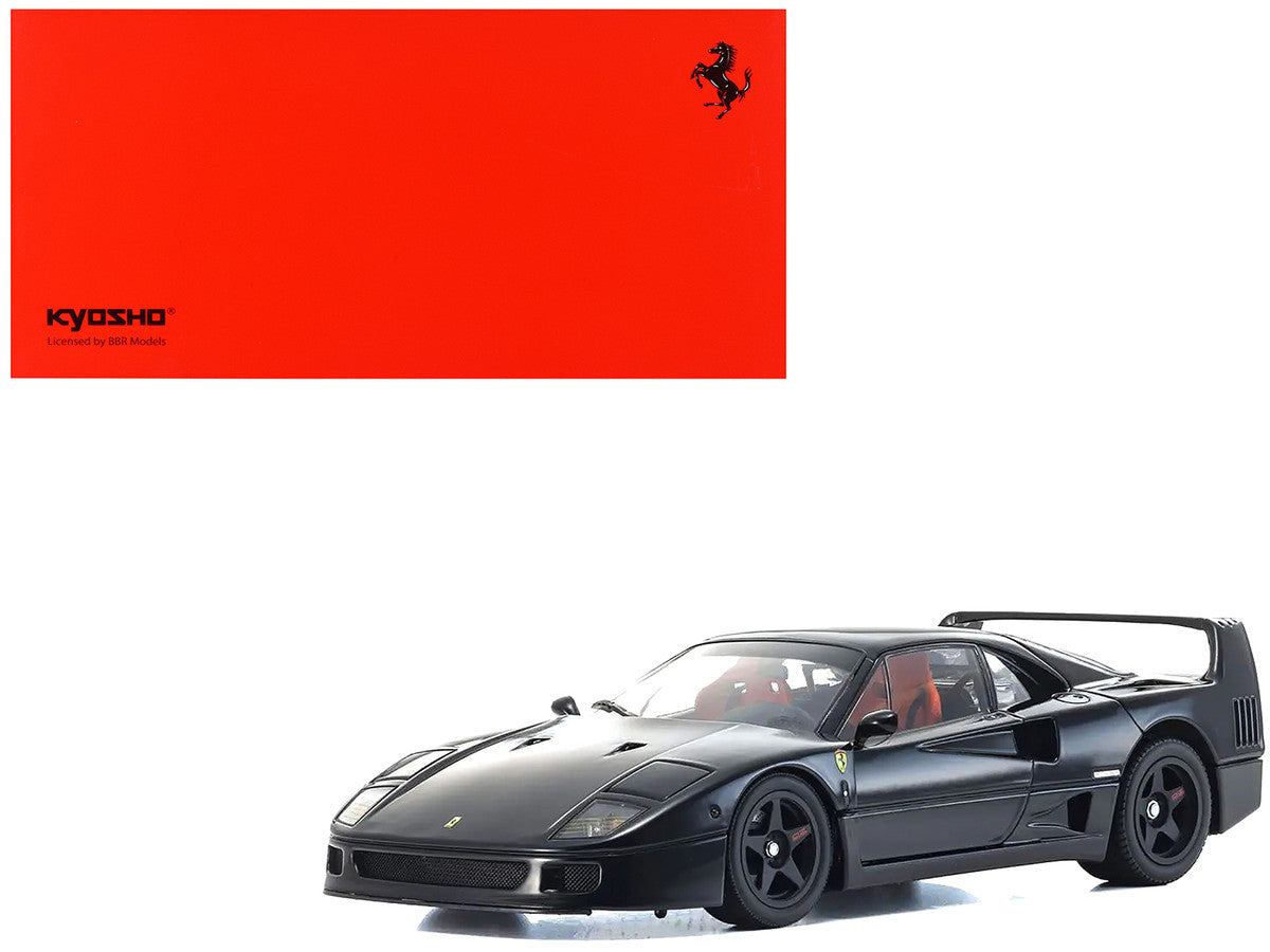 Ferrari F40 Black 1/18 Diecast Model Car by Kyosho by Kyosho