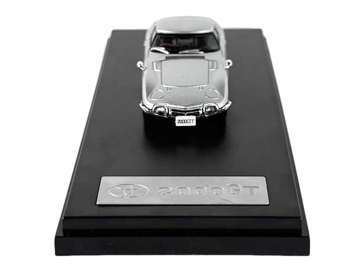 Toyota 2000GT RHD (Right Hand Drive) Silver Metallic 1/64 Diecast Model Car by LCD Models by LCD Models