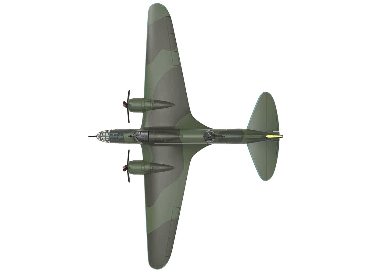 Ilyushin IL-4 Bomber Aircraft "Soviet Baltic Fleet Guards Regiment" (1942) "Planes of World War II" Series 1/144 Diecast Model Airplane by Luppa by Luppa