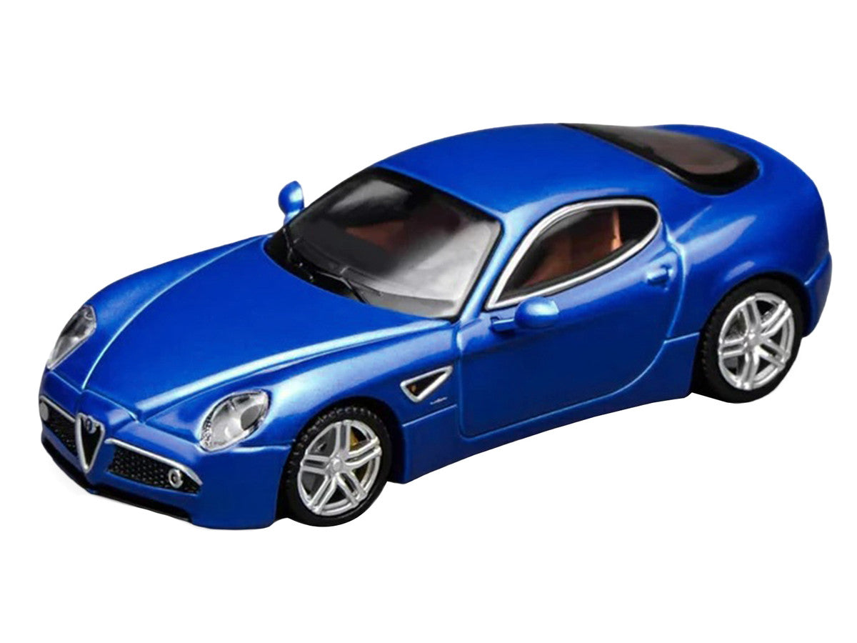 2008 Alfa Romeo 8C Competizione Blue Metallic 1/64 Diecast Model Car by MotorHelix by Motorhelix