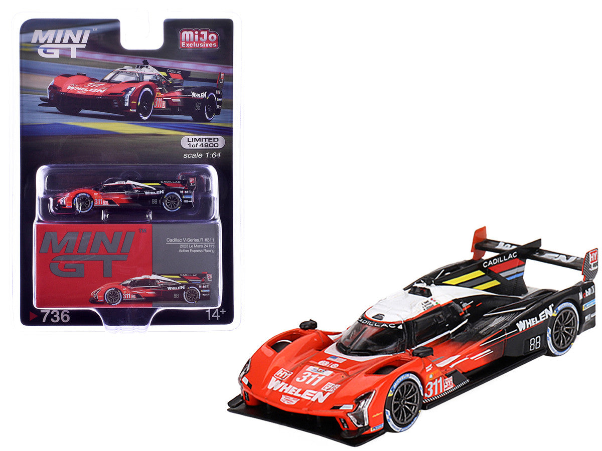 Cadillac V-Series.R #311 Jack Aitken - Pipo Derani - Alexander Sims "Action Express Racing" "24 Hours of Le Mans" (2023) Limited Edition to 4800 pieces Worldwide 1/64 Diecast Model Car by Mini GT by Mini GT