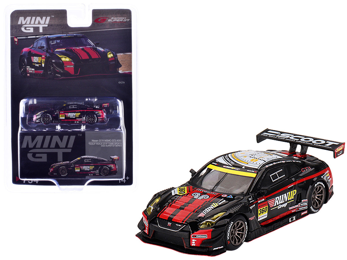 Nissan GT-R NISMO GT3 #360 Takayuki Aoki - Atsushi Tanaka - Takuya Otaki - Yusaku Shibata "Tomei Sports" "Super GT Series" (2023) Limited Edition 1/64 Diecast Model Car by Mini GT by Mini GT