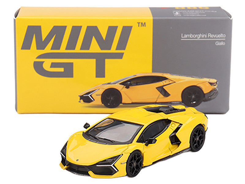 Lamborghini Revuelto Giallo (Yellow) Limited Edition 1/64 Diecast Model Car by Mini GT by Mini GT