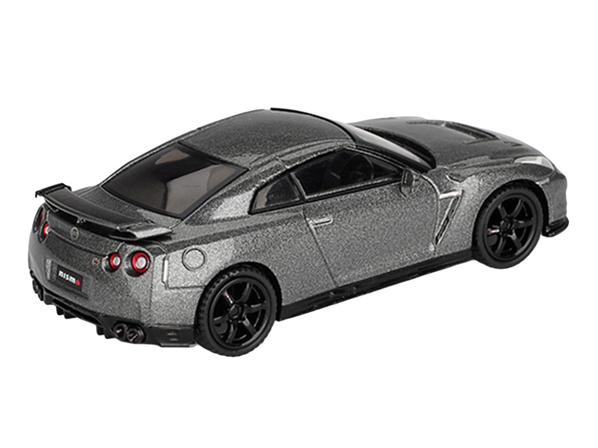 Nissan GT-R Nismo R35 CRS Version RHD (Right Hand Drive) Dark Metal Gray Metallic Limited Edition 1/64 Diecast Model Car by Mini GT by Mini GT