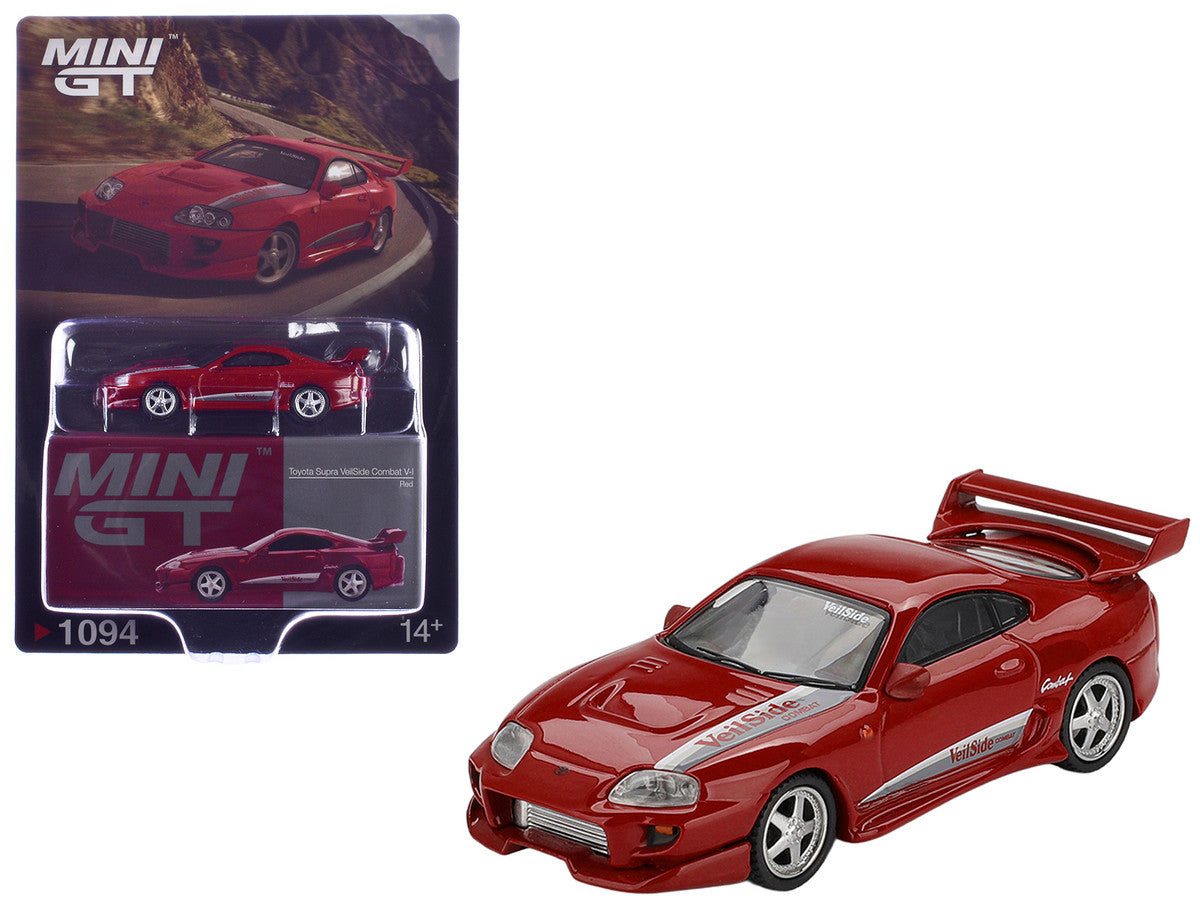 Toyota Supra "VeilSide Combat V-I" Red Limited Edition 1/64 Diecast Model Car by Mini GT by Mini GT