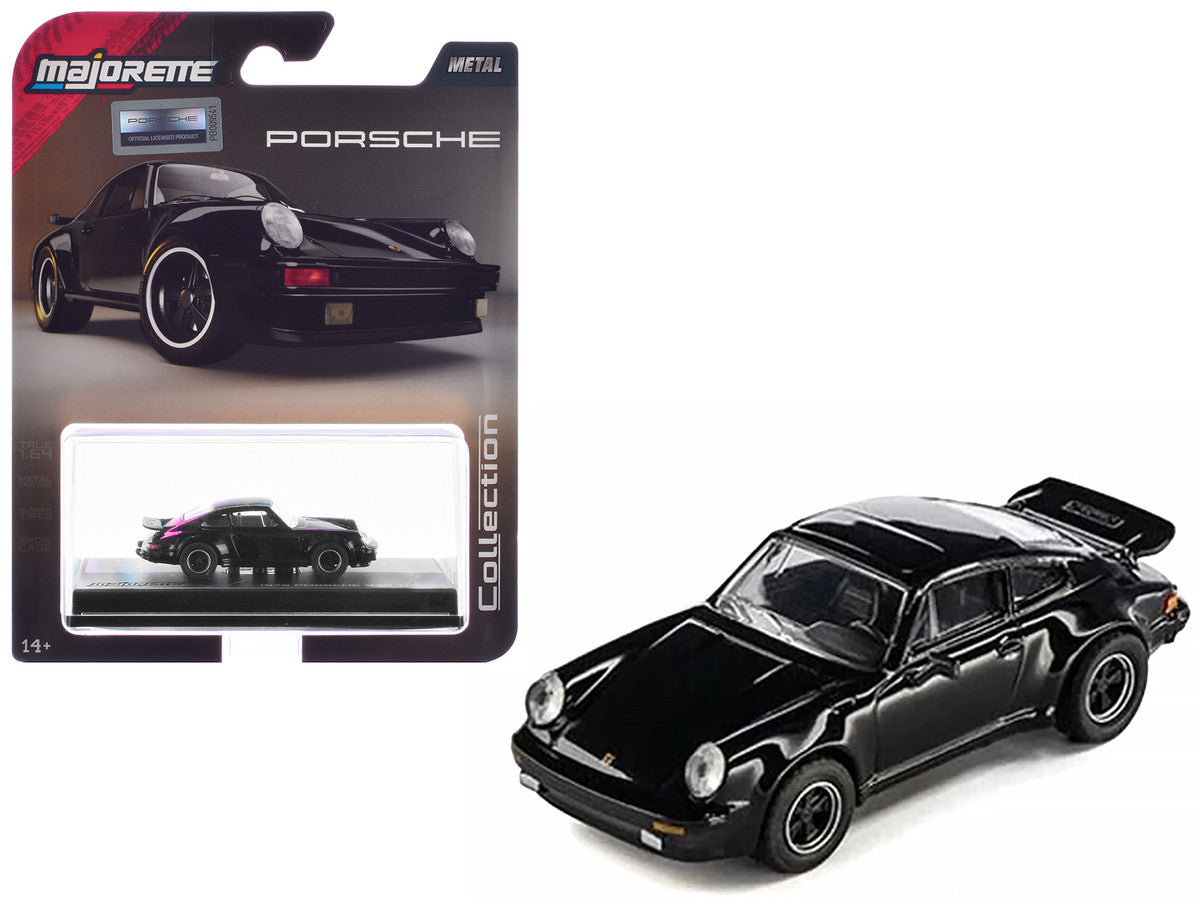 1975 Porsche 930 Turbo Black "Collection" Series 1/64 Diecast Model Car by Majorette by Majorette