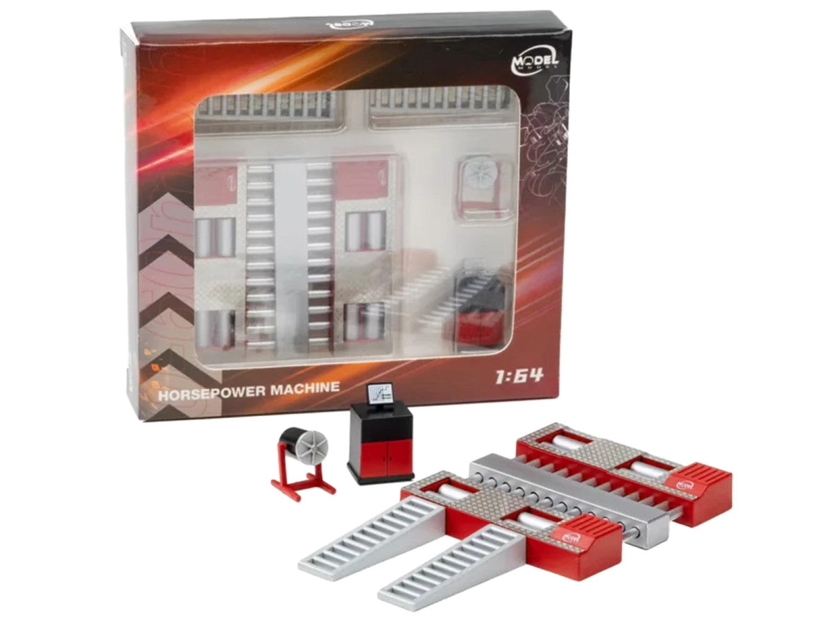 Horsepower Machine Red 1/64 Diecast Model by Model Model by Model Model