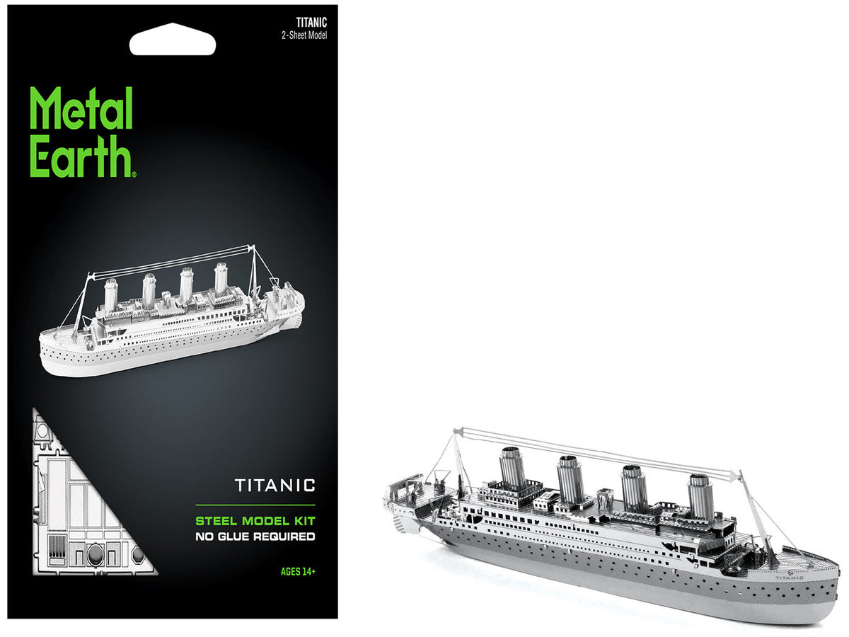 Model Kit Titanic Ship (Moderate Difficulty) Steel Model by Metal Earth by Metal Earth
