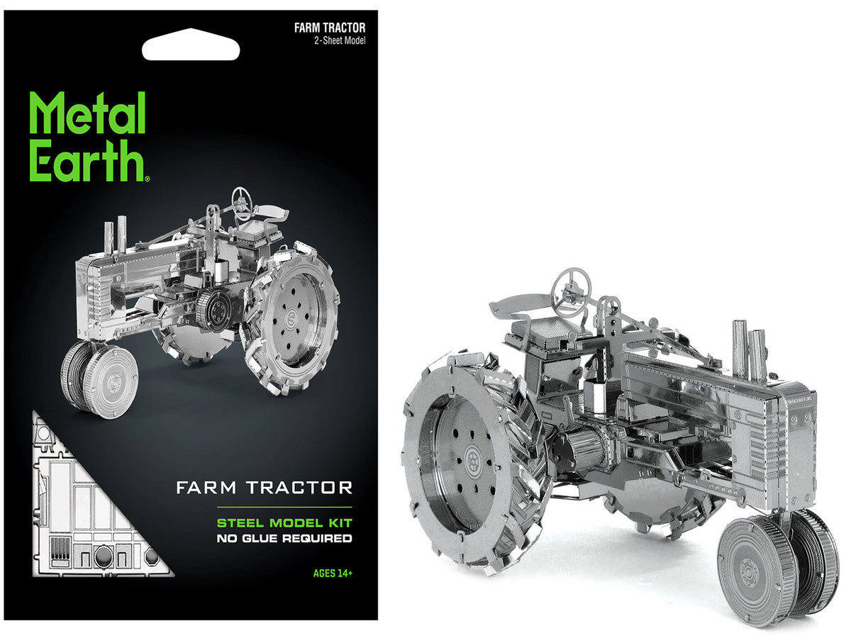 Model Kit Farm Tractor (Challenging Difficulty) Steel Model by Metal Earth by Metal Earth