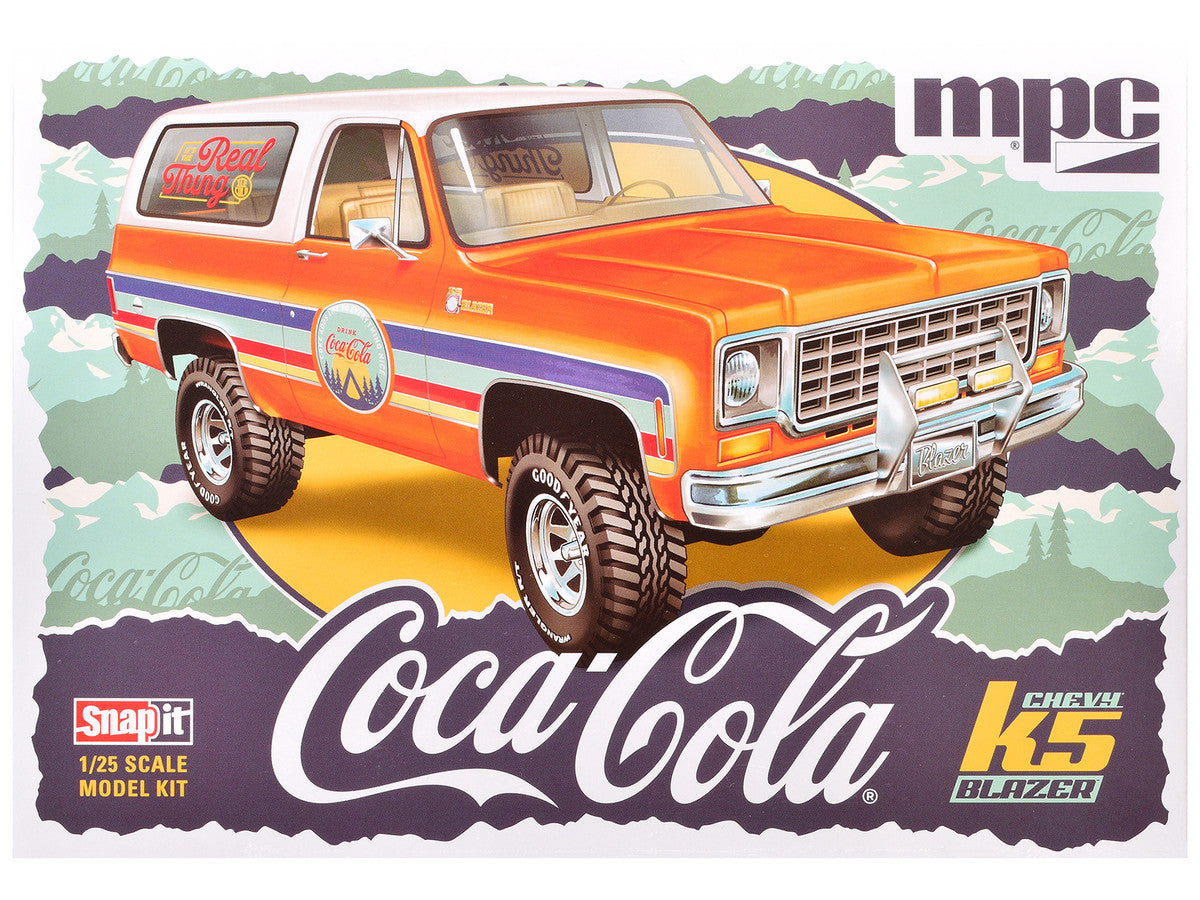Skill 1 Model Kit Chevrolet K5 Blazer "Coca-Cola" 1/25 Scale Model by MPC by MPC