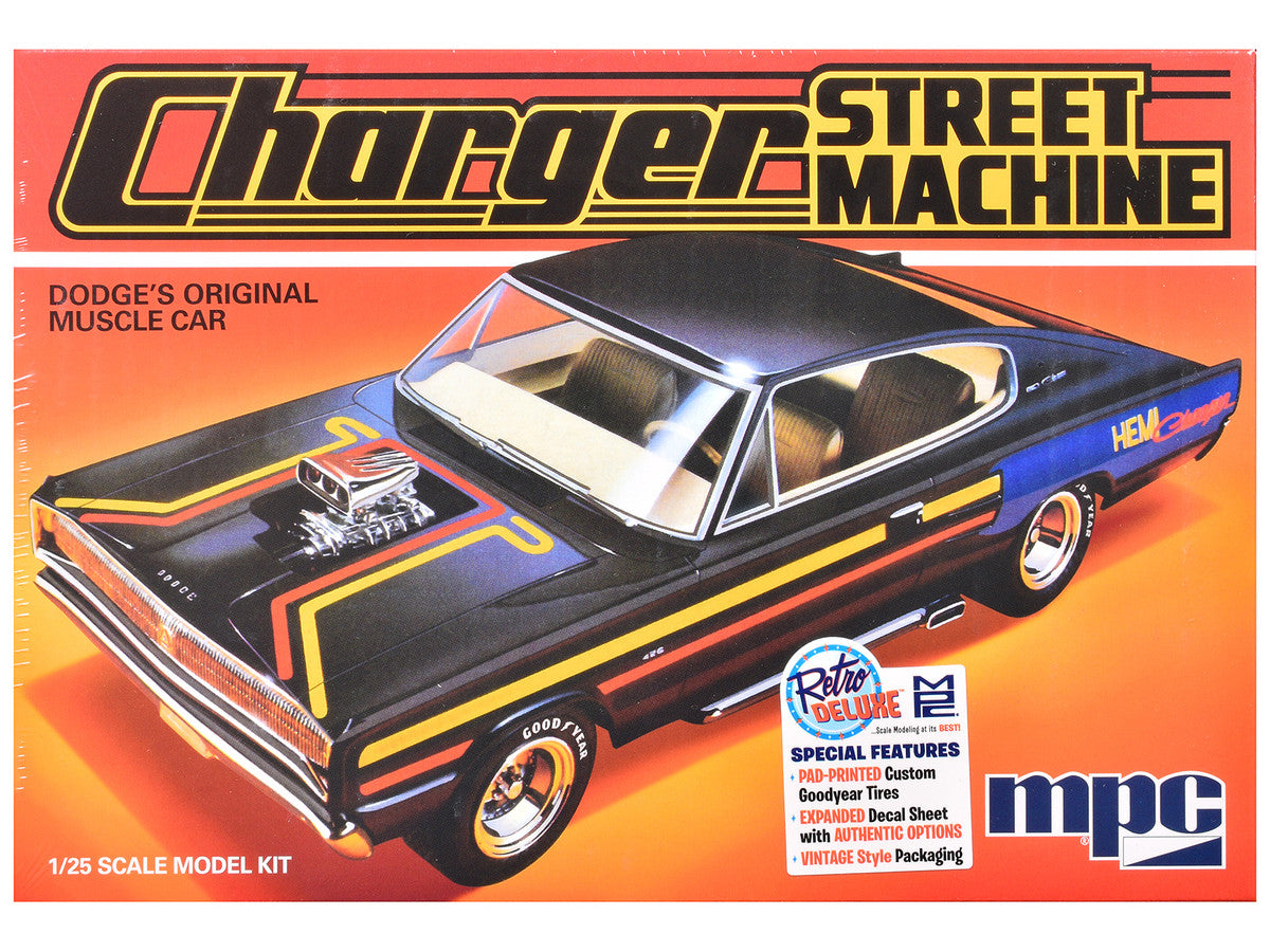 Skill 2 Model Kit 1967 Dodge Charger Street Machine 1/25 Scale Model by MPC by MPC