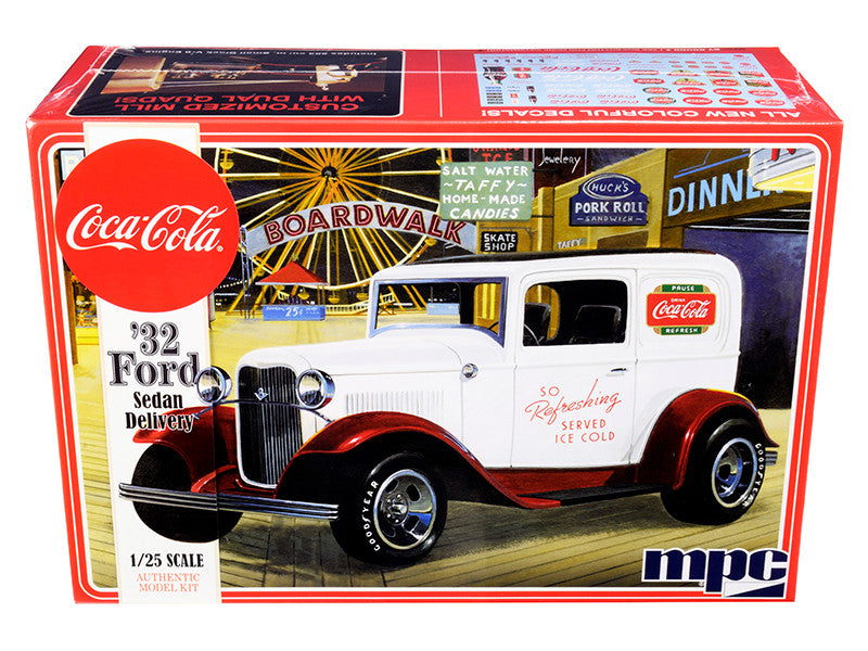 Skill 3 Model Kit 1932 Ford Sedan Delivery "Coca-Cola" 1/25 Scale Model by MPC by MPC