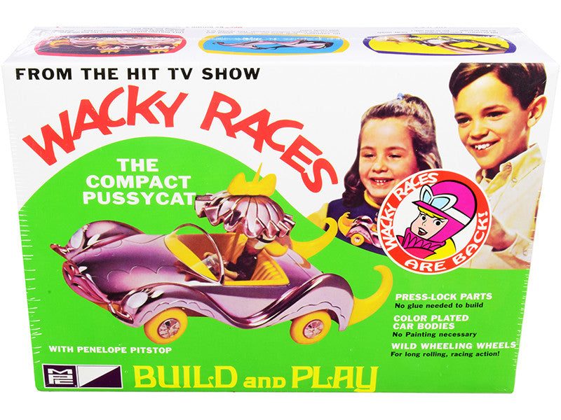Skill 2 Snap Model Kit The Compact Pussycat with Penelope Pitstop Figurine "Wacky Races" (1968) TV Series 1/25 Scale Model by MPC by MPC