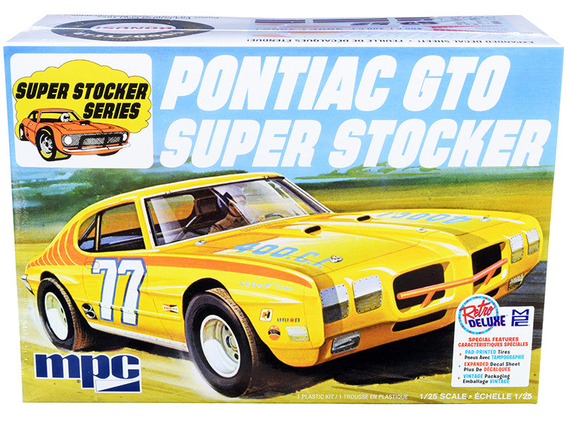 Skill 2 Model Kit 1970 Pontiac GTO Super Stocker 1/25 Scale Model by MPC by MPC
