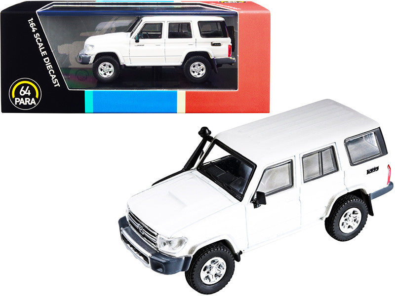 Toyota Land Cruiser 76 French Vanilla Pearl White 1/64 Diecast Model Car by Paragon by Paragon