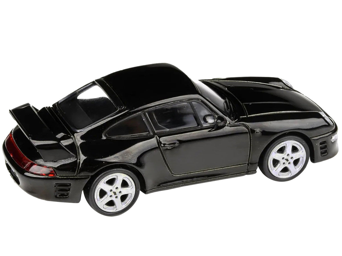 1995 RUF CTR2 Black 1/64 Diecast Model Car by Paragon by Paragon