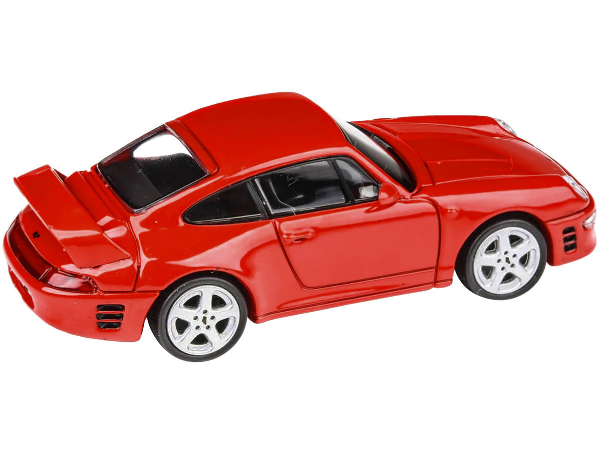 1995 RUF CTR2 Guards Red 1/64 Diecast Model Car by Paragon by Paragon