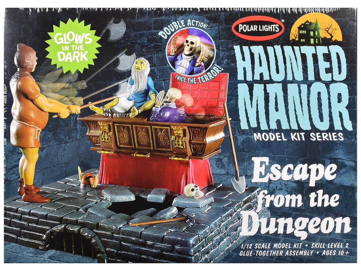Skill 2 Model Kit Haunted Manor "Escape from the Dungeon" Diorama Set 1/12 Scale Model by Polar Lights by Polar Lights