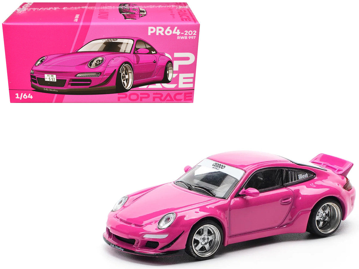 RWB 997 Pink 1/64 Diecast Model Car by Pop Race by Pop Race